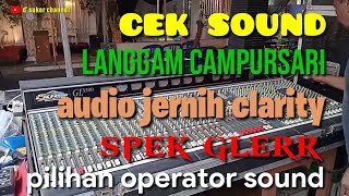 Download lagu CEK SOUND LANGGAM CAMPURSARI PILIHAN OPERATOR SOUND / AUDIO JERNIH CLARITY SPEK GLERR mp3 Download lagu CEK SOUND LANGGAM CAMPURSARI PILIHAN OPERATOR SOUND / AUDIO JERNIH CLARITY SPEK GLERR mp3