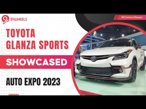 2023 Toyota Glanza Modified Sport Edition at Auto Expo