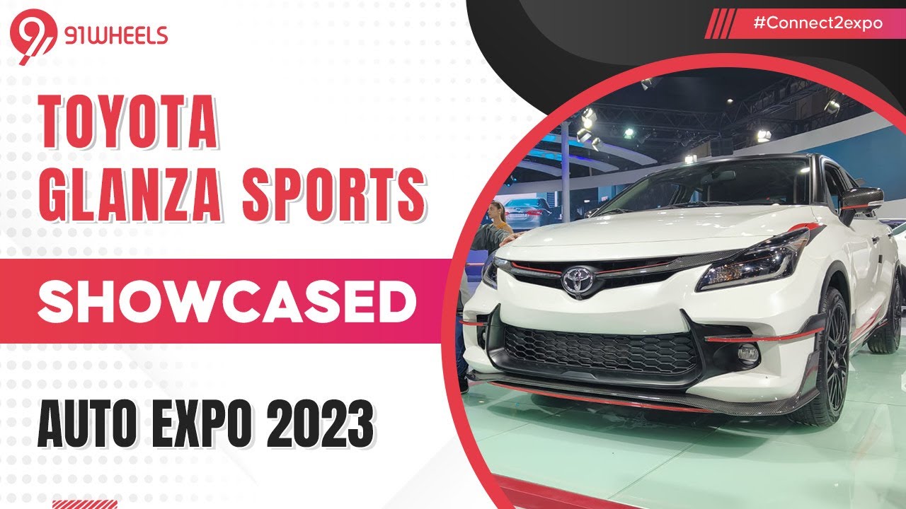 2023 Toyota Glanza Modified Sport Edition at Auto Expo 2023 Toyota Glanza Modified Sport Edition at Auto Expo