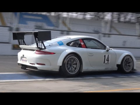 Thumbnail for 2016 Porsche 991 GT3 CUP MR by Manthey Racing Testing @ Monza Circuit! by Porsche 991
