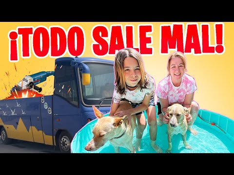 CASA RODANTE + PISCINA ¡¡Se ROMPE TODO y tenemos QUE COMPRAR otra.