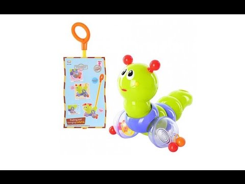 Развивающая игра 686/9147 Гусеница-каталка на палочке