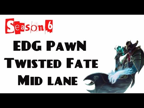 Korea Challenger LOL - EDG PawN - Twisted Fate Mid lane (Feb 8, 2016)