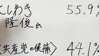 #浜田聡 氏の得票率は10%前後⁉️4/5（日）投開票の京都府知事選挙の選挙情勢について
