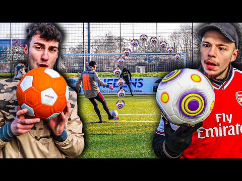 KNUCKLEBALL vs CURVEBALL Freistoß Fußball Challenge!