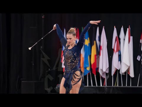 Baton Twirling - European Championship 2025 - Méline LESAGE (FRANCE)