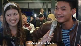 Download lagu BALIK KANAN WAE - HAPPY ASMARA LIRIK LIVE AKUSTIK COVER BY NABILA SUAKA FT TRI SUAKA mp3