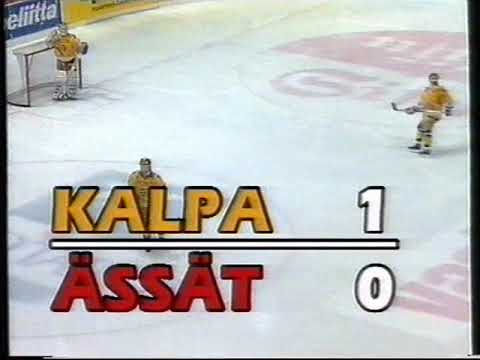 Jääkiekon SM-Liigaa / KalPa- Ässät 20.1.1991