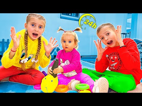 😱 A mâncat ZĂPADĂ ❄️ 24 de ORE ⏰ cu MIHAELA-ANDREEA 👼🏻