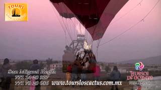 preview picture of video 'Vuelo en globo en Huasca'