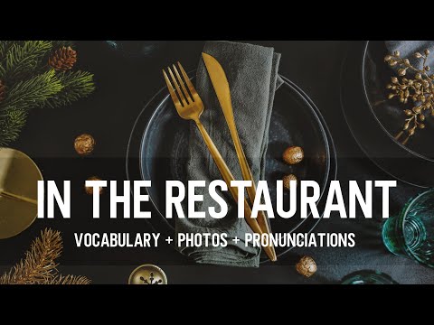 Vocabulary - In the Restaurant