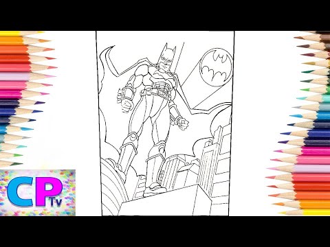 Batman Coloring Pages,Superhero is Using His Bat-Signal/Elektronomia - Sky High [NCS Release]