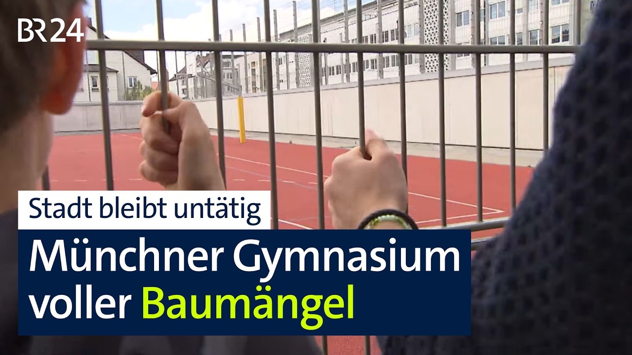 Das Münchner Asam-Gymnasium strotzt vor Baumängeln, und nichts passiert | Abendschau | BR24