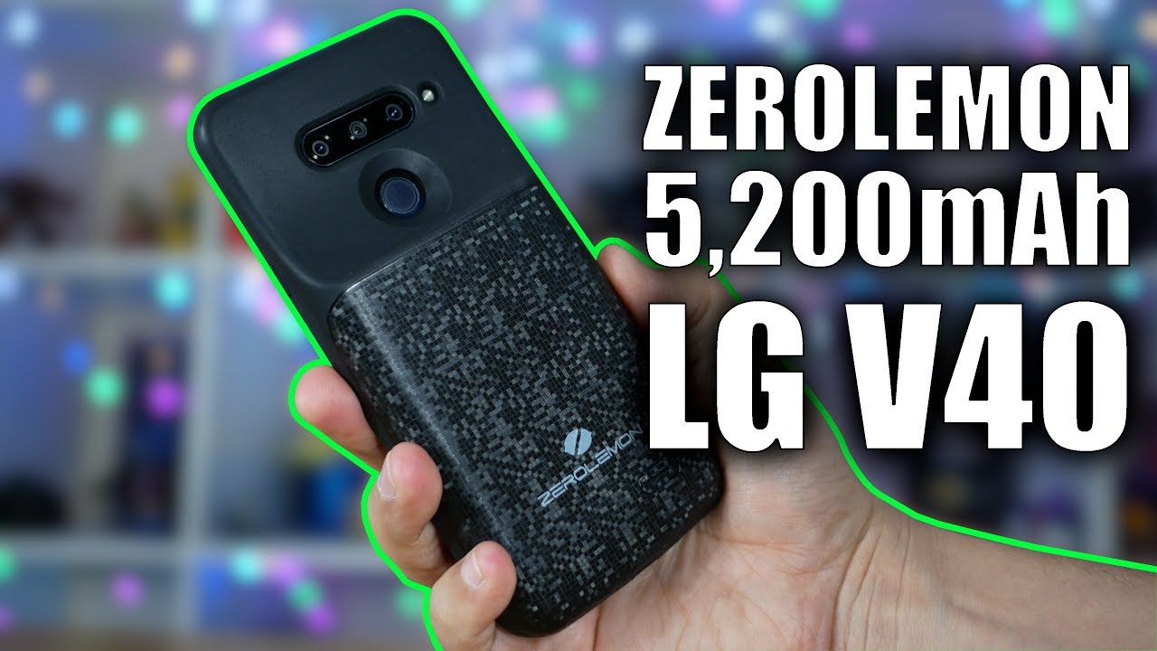 ZeroLemon 5,200mAh Battery Case for the LG V40!