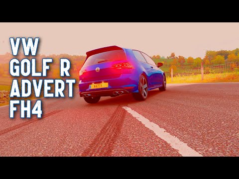 Volkswagen  Golf R-line  Advert (FH4)