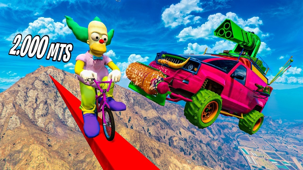 CORRE O TE ATROPELLO EN BICI! NADIE PUEDE TIRARME! - GTA 5 ONLINE