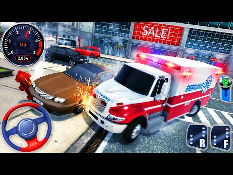 Ambulance Rescues Survival Simulator - City Emergency Van Driver 3D - Android GamePlay #3