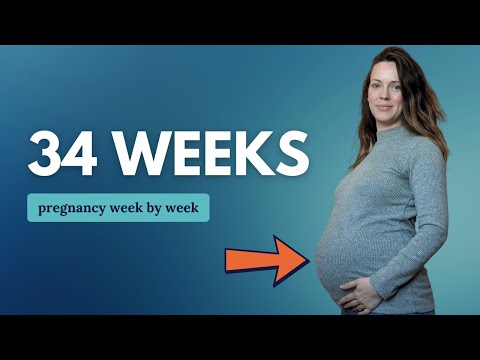 34 Weeks Pregnant 🤰 Baby Development, Symptoms & Postpartum Prep Tips 🍼💗