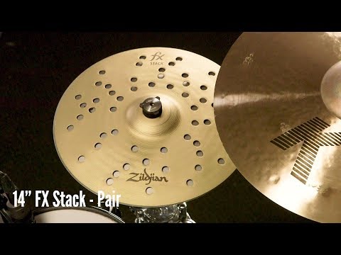 Zildjian Sound Lab: 14" FX Stack | Pair & HiHat (Played on Kit)