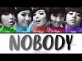 Wonder Girls 원더걸스 Nobody English Ver Color Coded Lyrics Eng