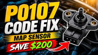 P0107 Code FIX – Manifold Absolute Pressure Sensor Low Voltage (Save $200 at the Dealership!)