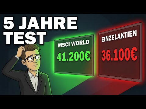 ETF vs. Einzelaktien: Das brutale Ergebnis nach 5 Jahren