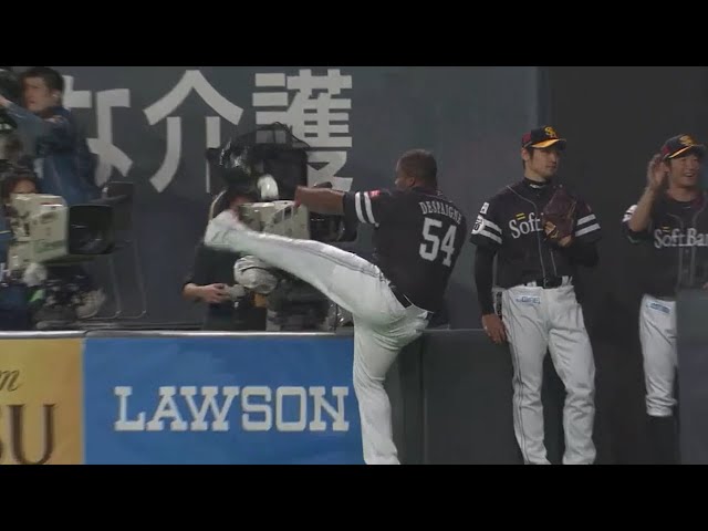 【5回表】勢いは止まらない!! ホークス・デスパイネの2ランホームランで突き放す!! 2018/4/21 F-H