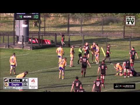 2015 ICRL Round 13 1st Grade Highlights - Collegians v Dapto Canaries