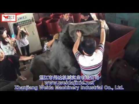 Helix Crushing Machine -for the butyl rubber inner tube powder