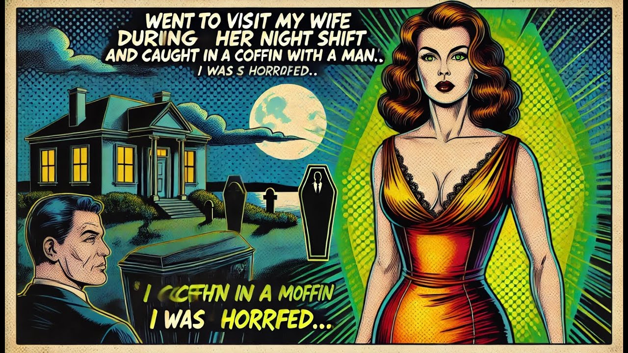 Went to Visit My Wife During Her Night Shift and Caught Her in a Coffin with a Man! I Was Horrified.
