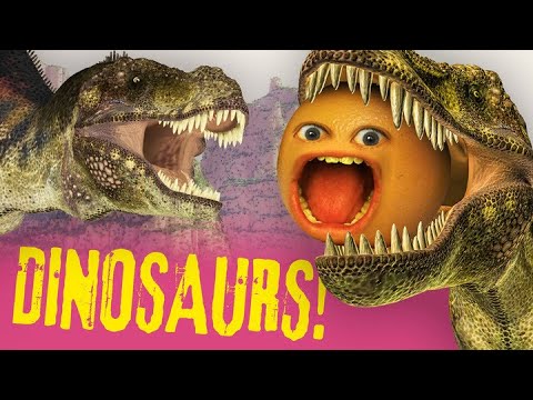 迷惑なオレンジ - 恐竜スーパーカット! (Annoying Orange - Dinosaur Supercut!)