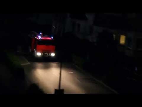 Versautes WM-Finale: Hotelbrand, TLF16 FF Boppard auf Einsatzfahrt