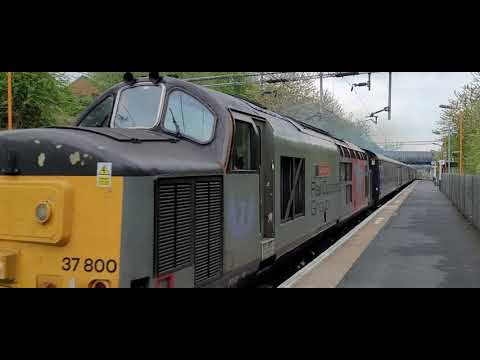 RR 37425 Prepares The Fresh Air Express At Bescot & 37800