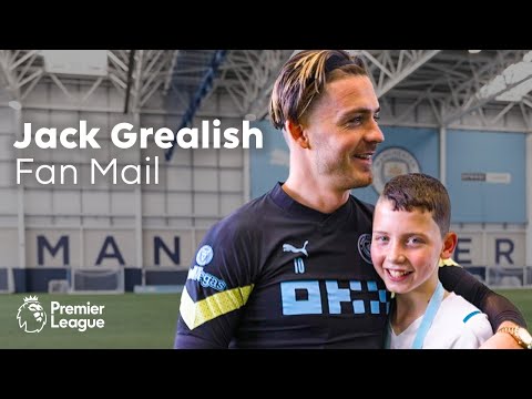 Jack Grealish Surprises His Biggest Fan | Premier League | Fan Mail