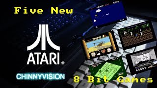 ChinnyVision - Ep 276 - Five NEW Atari 8 Bit Games
