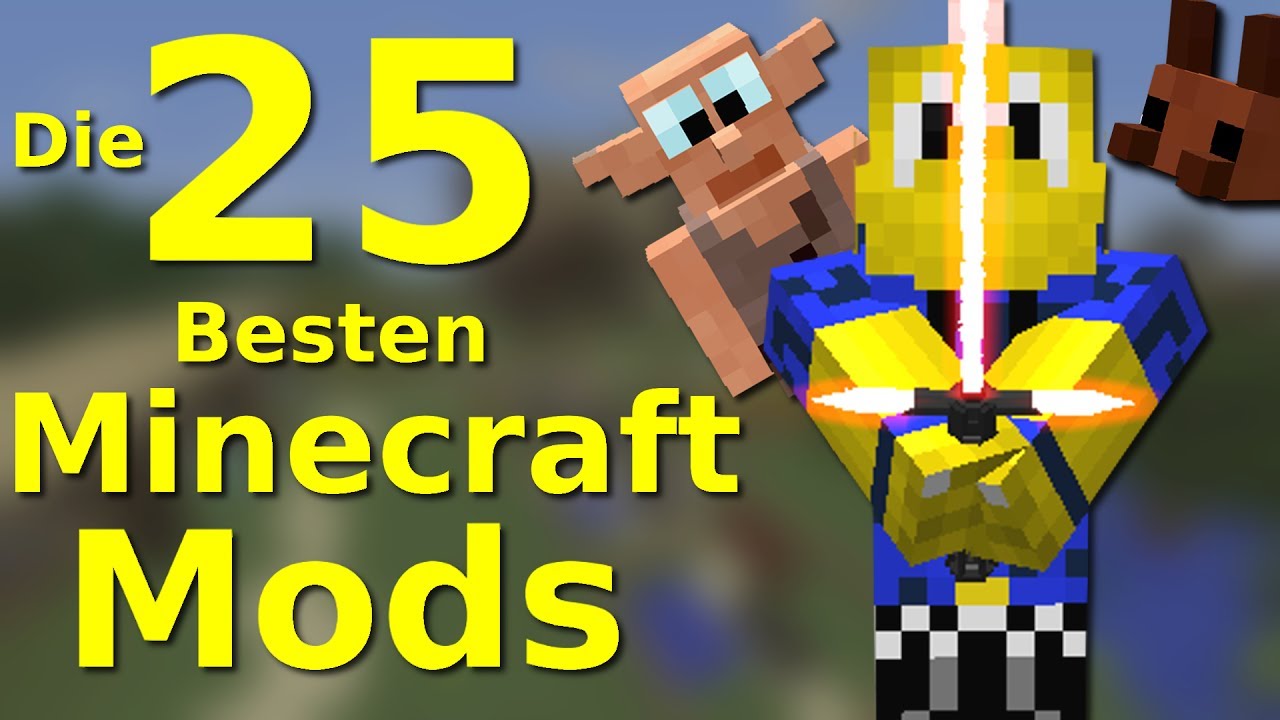 DIE 25 BESTEN MINECRAFT MODS!! / LEKOOPA / YOUTUBE VIDEO