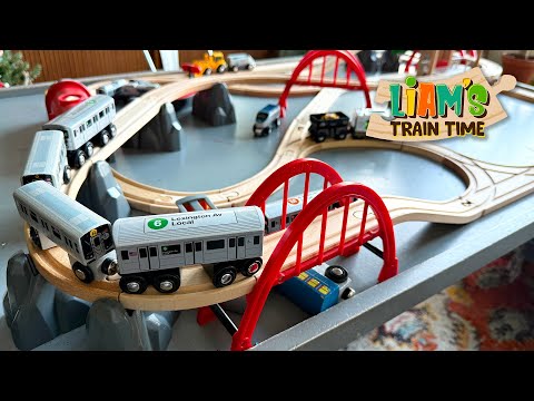 My NEW Toy Trains for 2025 | Building a BRIO Wooden Track