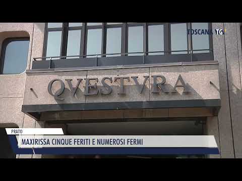 2022-10-06 PRATO - MAXIRISSA CINQUE FERITI E NUMEROSI FERMI