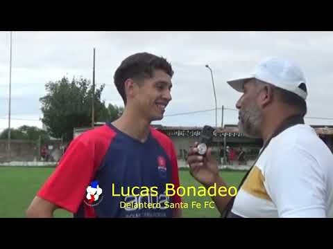 Lucas Bonadeo, analizó el triunfo de Santa Fe Fútbol, sobre San Cristóbal   copia