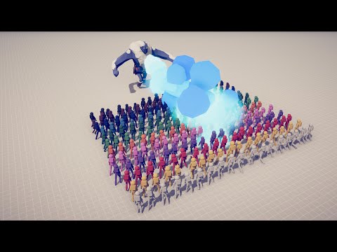 100x AMONG US CREW MEMBERS vs STRONGEST UNITS - Totally Accurate Battle Simulator