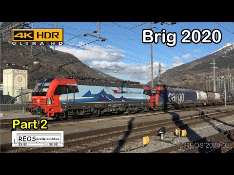 2020-02-18 [4K] 2/3 Brig in the afternoon. Filmed February 2020 during sunny weather in 4K!