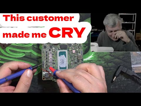 Intel NUC 12 mini pc - No power board repair attempt (chipset chip repair possbile? )