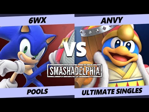 Smashadelphia 2019 SSBU - 6WX (Joker, Sonic) Vs  PBJ | AnVy (Dedede, Bowser) Smash Ultimate Pools