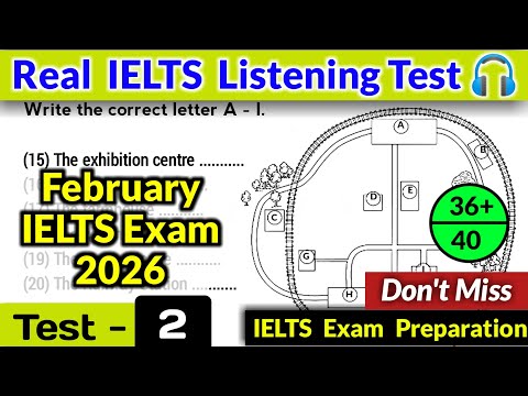 VERY HARD IELTS LISTENING TEST 2026 | IDP REAL IELTS LISTENING TEST 2026 #ieltslistening #listing #2