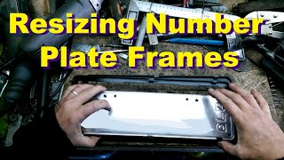 Resizing (Shrinking) Custom Number Plate Frames