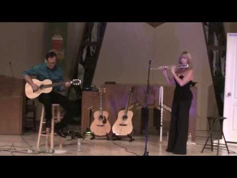 Relaxing Flute & Acoustic Guitar | Reflection - Live Performance - Sherry Finzer & Darin Mahoney