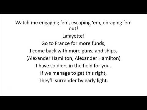 Hamilton in 7 Minutes Lyrics