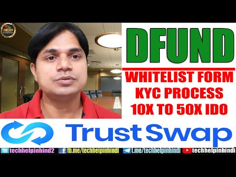 How to buy DFUND token - KYC & Pledge Form Submission process tutorial in Trustswap Launchpad Video