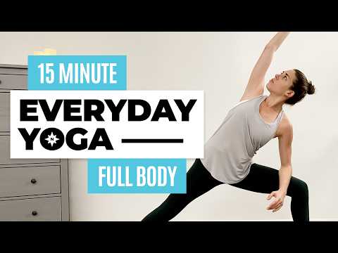 15 MINUTE EVERYDAY VINYASA FLOW | Daily Yoga Flow to Stretch and Feel Good 🧘