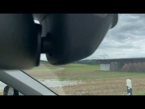 Überschwemmung nach Unwetter auf dem Littauerberg, 25. Juli 2021